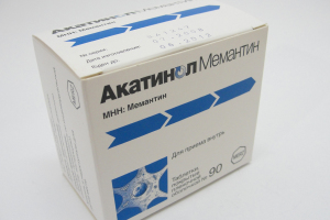 Мемантин гидрохлорид выступает действующим веществом препарата Акатинол Мемантин